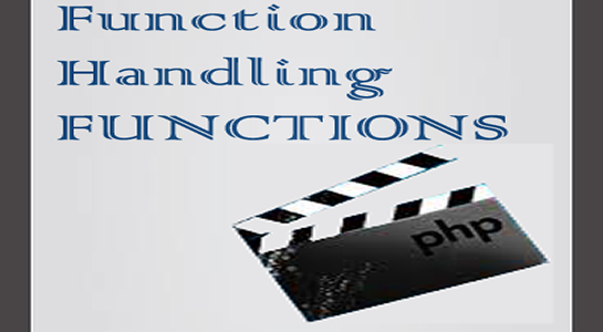 Function handling Functions in PHP