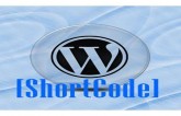 ShortCode in Wordpress