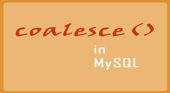 MySQL coalesce() function