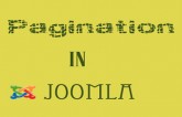 To use Pagination in Joomla