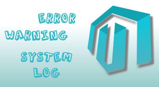Enable system log and errors/warning in magento
