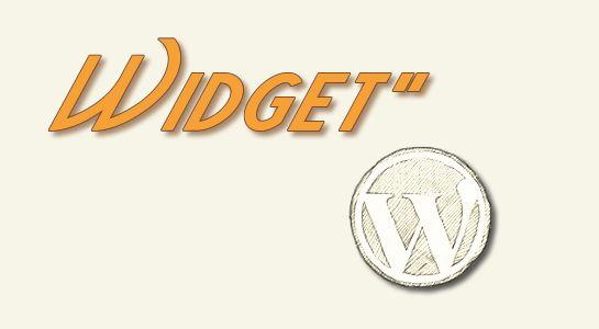 Create Widget in Wordpress
