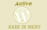 Active Menu using jquery in Wordpress