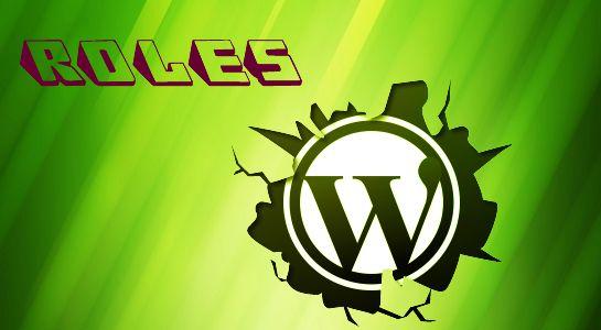 User Roles in Wordpress