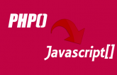 To convert PHP array into Javascript array