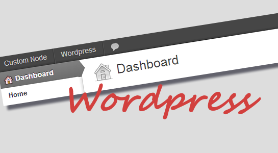 wordpress dashboard