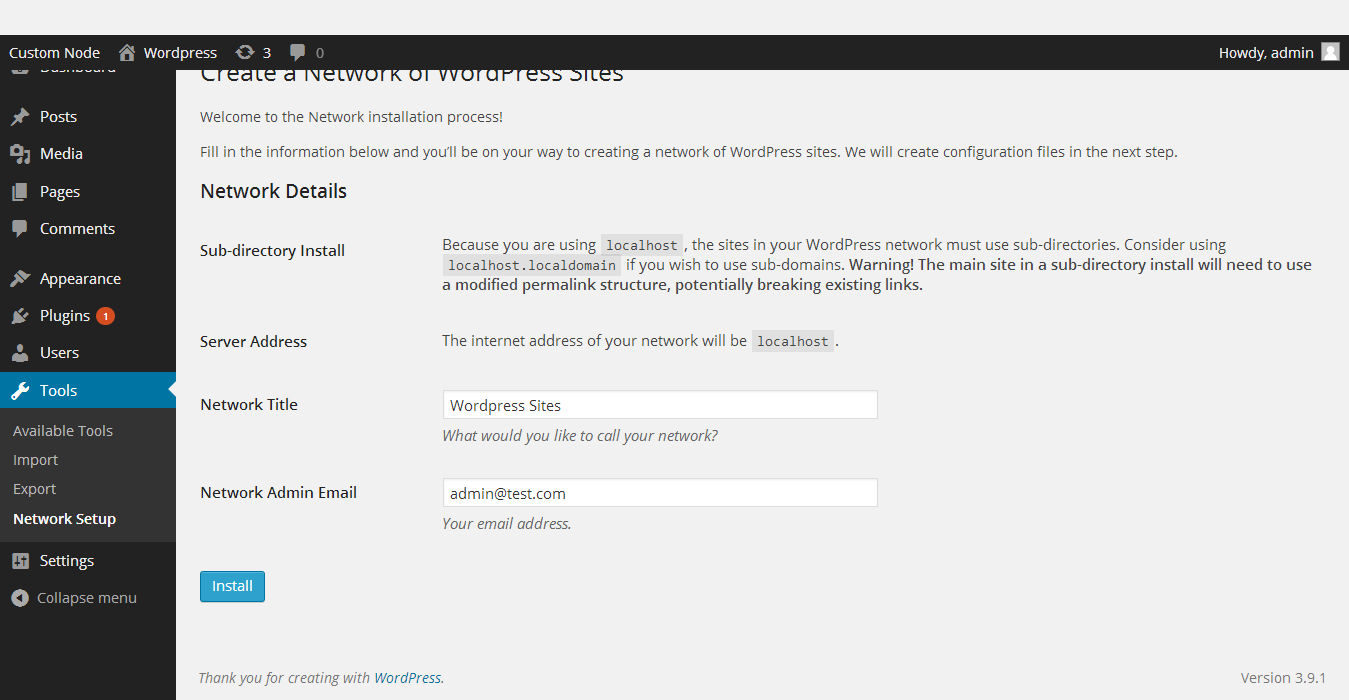 localhost Network