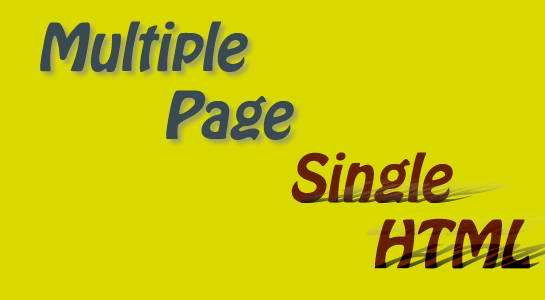 How to call Multiple Change Page in Single HTML