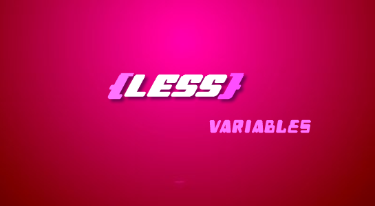 LESS CSS : Variables