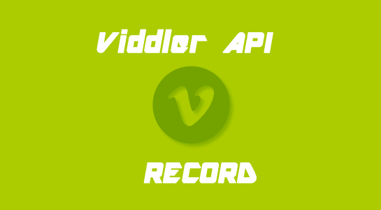 Record and Play the video using Viddler