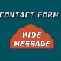 How to hide the success message from Contact Form 7