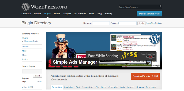 Simple Ads Manger