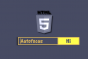 html5 autofocus explained