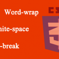 css 3 properties word-wrap,word-space and word-break