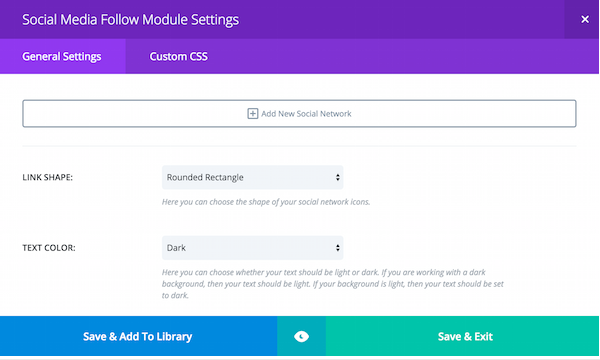 social-media-follow-module-setting