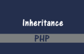 Inheritance in PHP