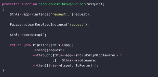 save request through router