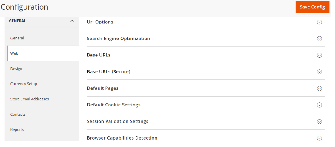 Configuration - SSL Magento