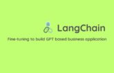 FINETUNING CHATGPT WITH LANGCHAIN